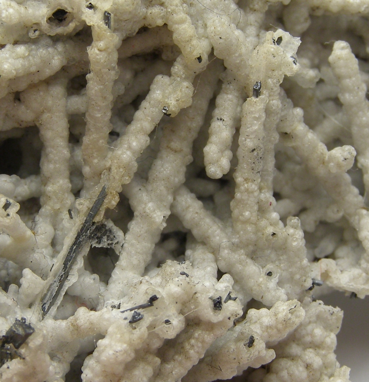 Stibnite & Chalcedony