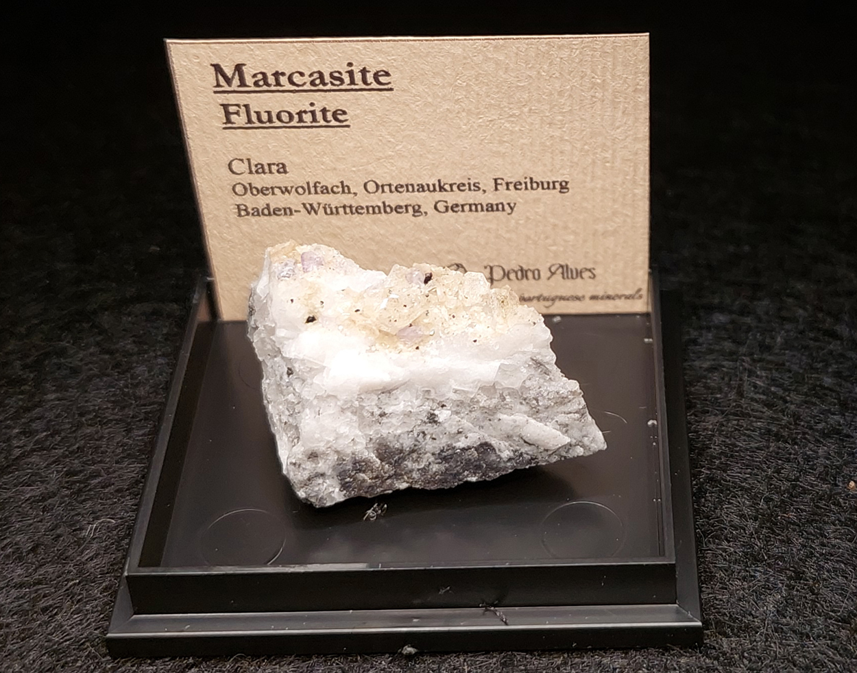 Marcasite Fluorite Baryte & Famatinite