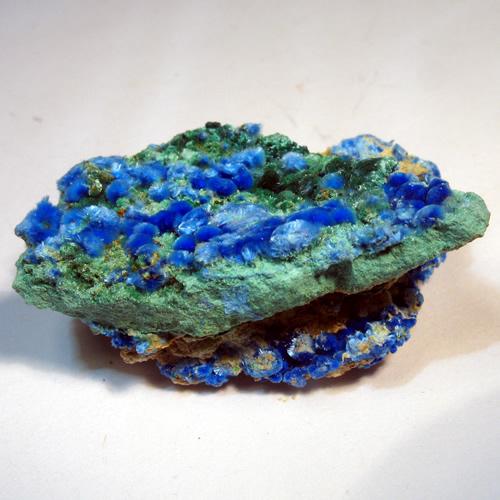 Cyanotrichite & Malachite