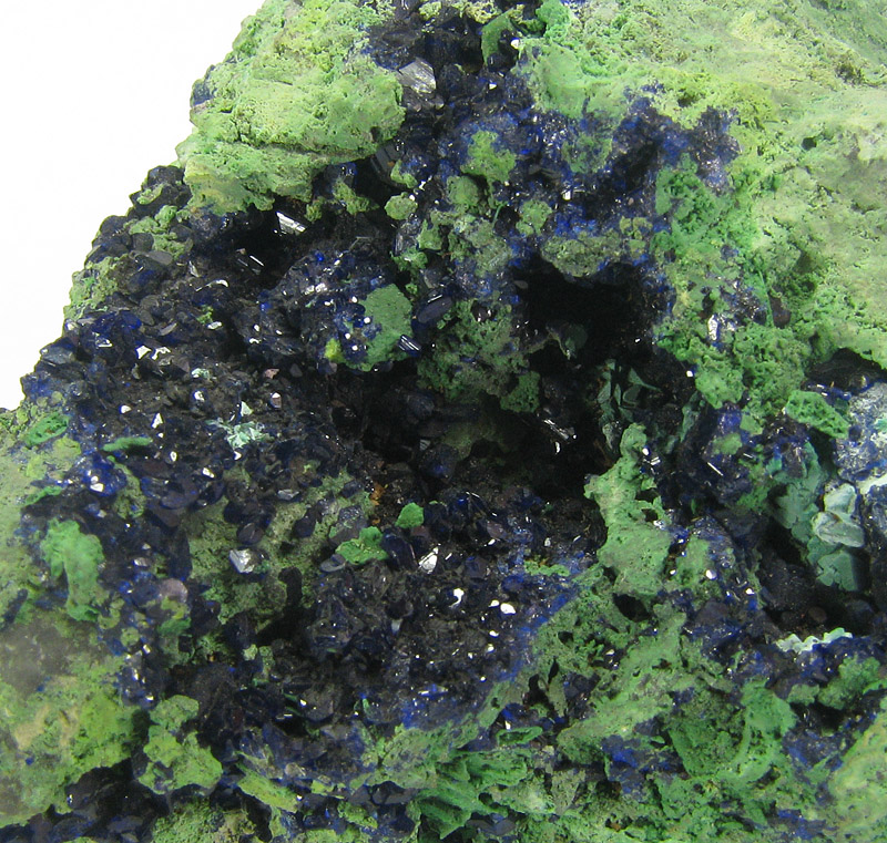 Azurite & Bayldonite