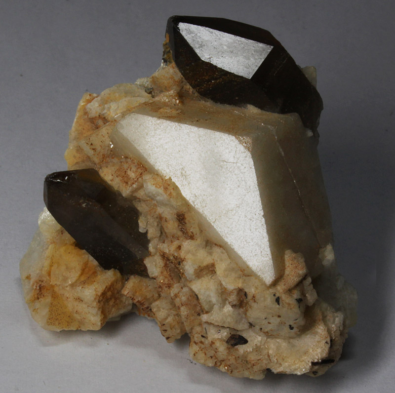 Microcline & Smoky Quartz