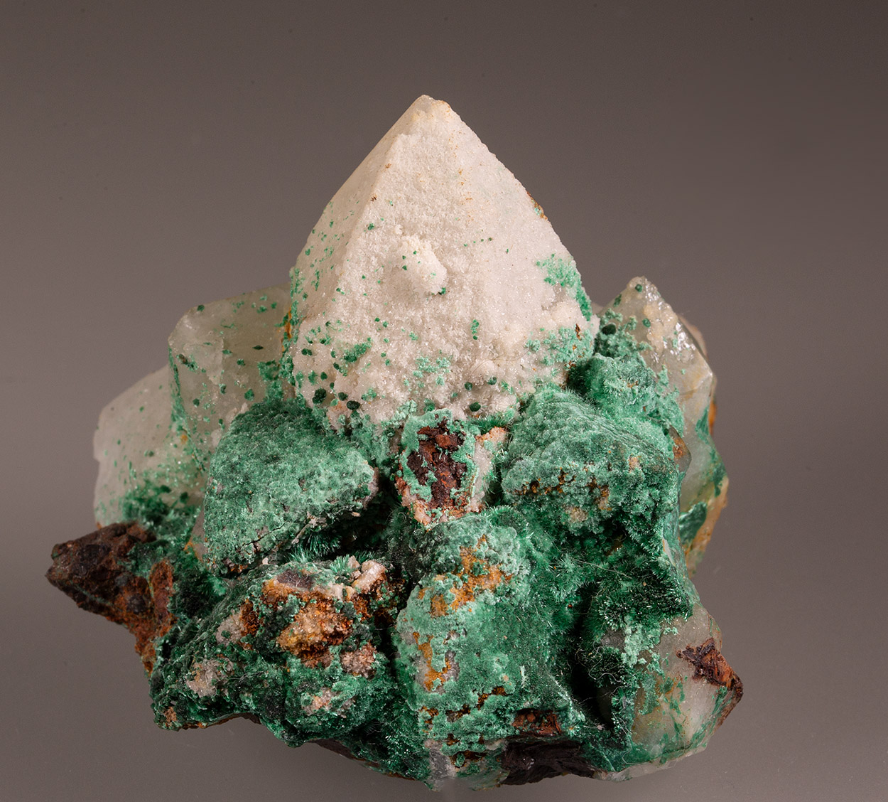 Quartz & Malachite