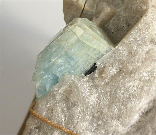 Aquamarine With Schorl & Columbite