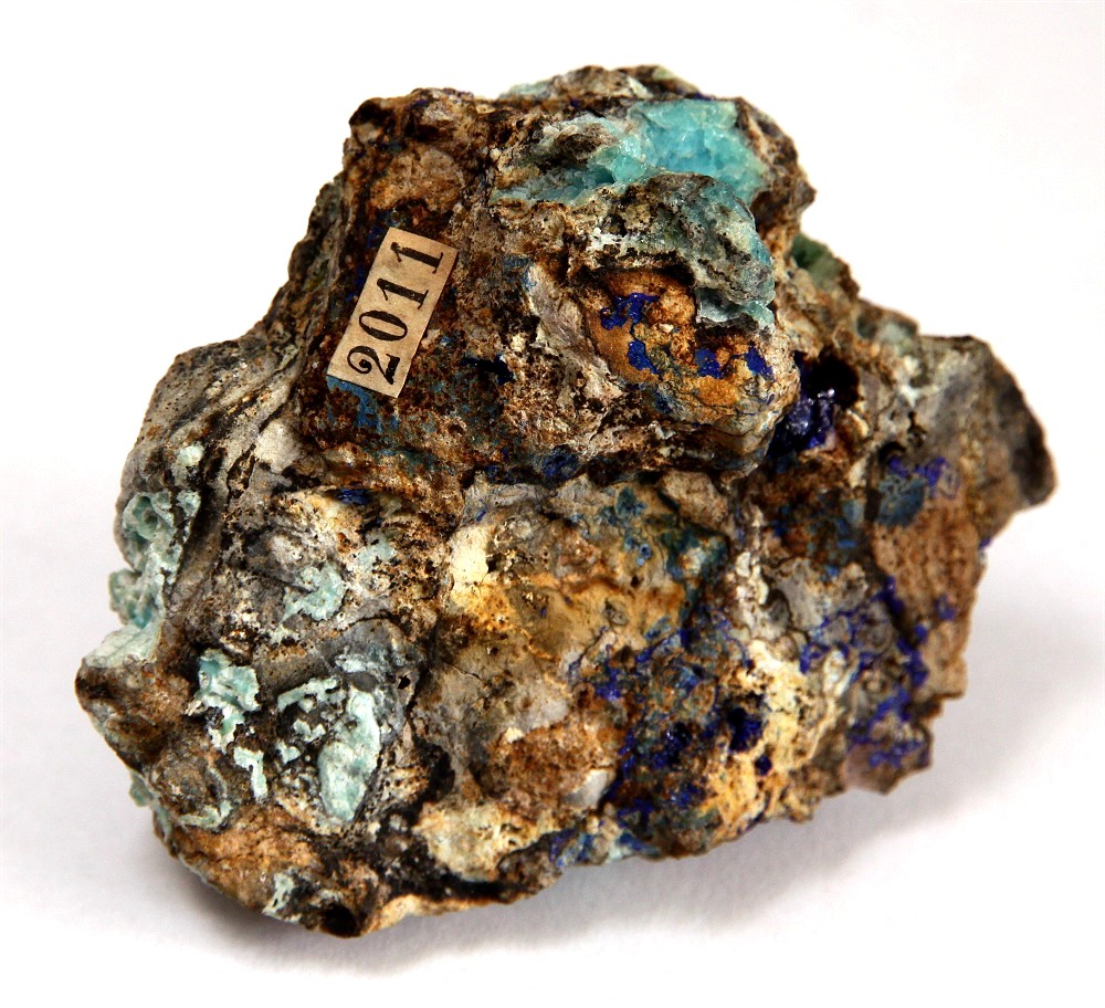 Allophane With Azurite