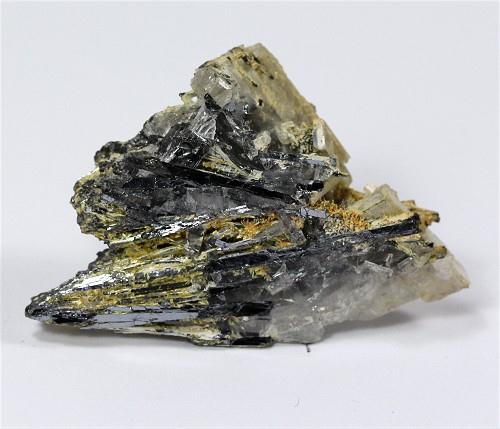 Stibnite With Stibiconite & Baryte