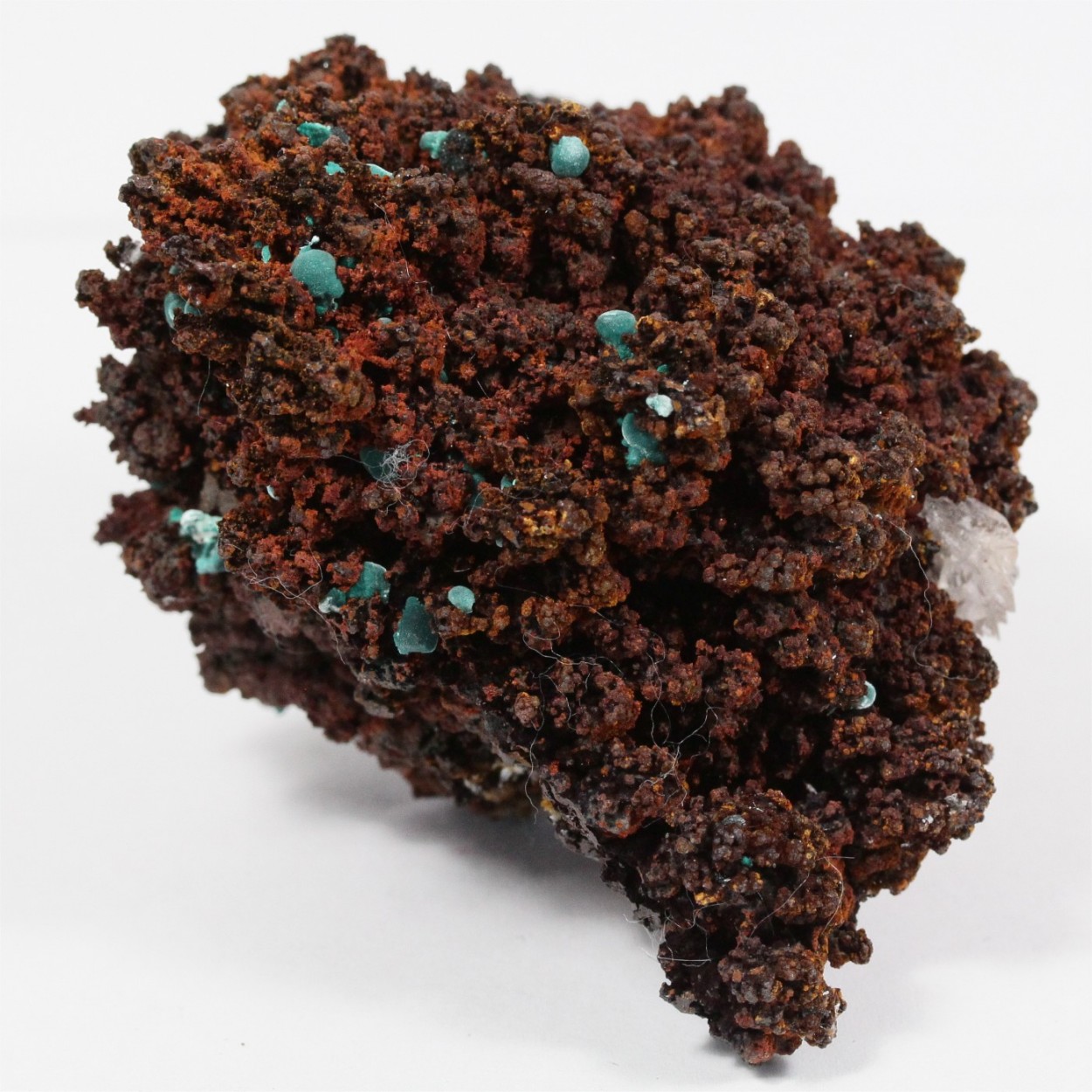 Aragonite With Limonite & Rosasite