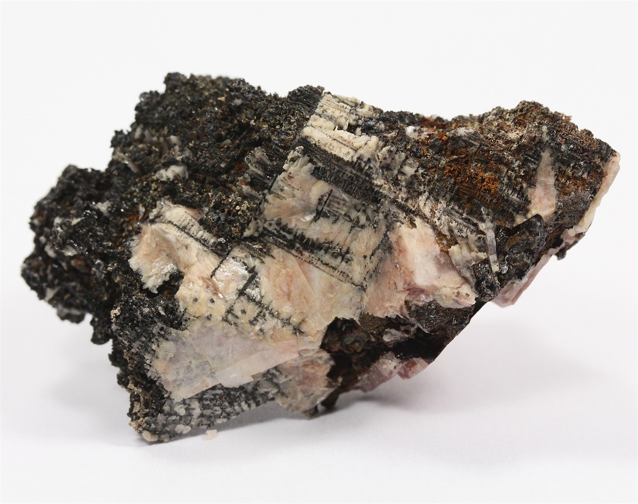 Native Silver With Baryte