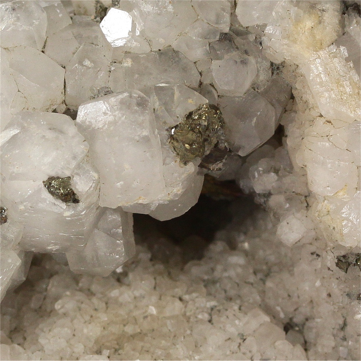 Calcite With Pyrite