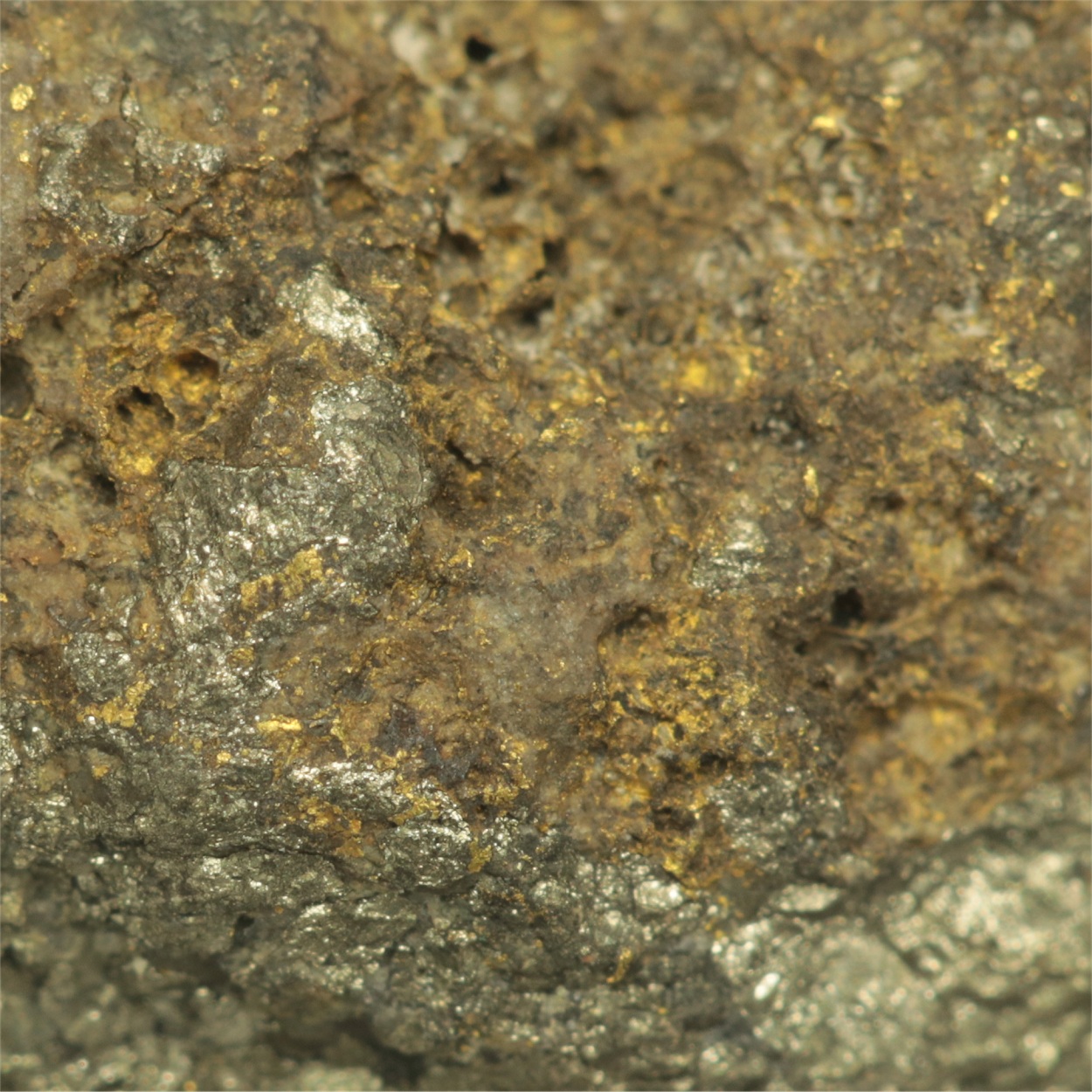 Gold With Pyrite