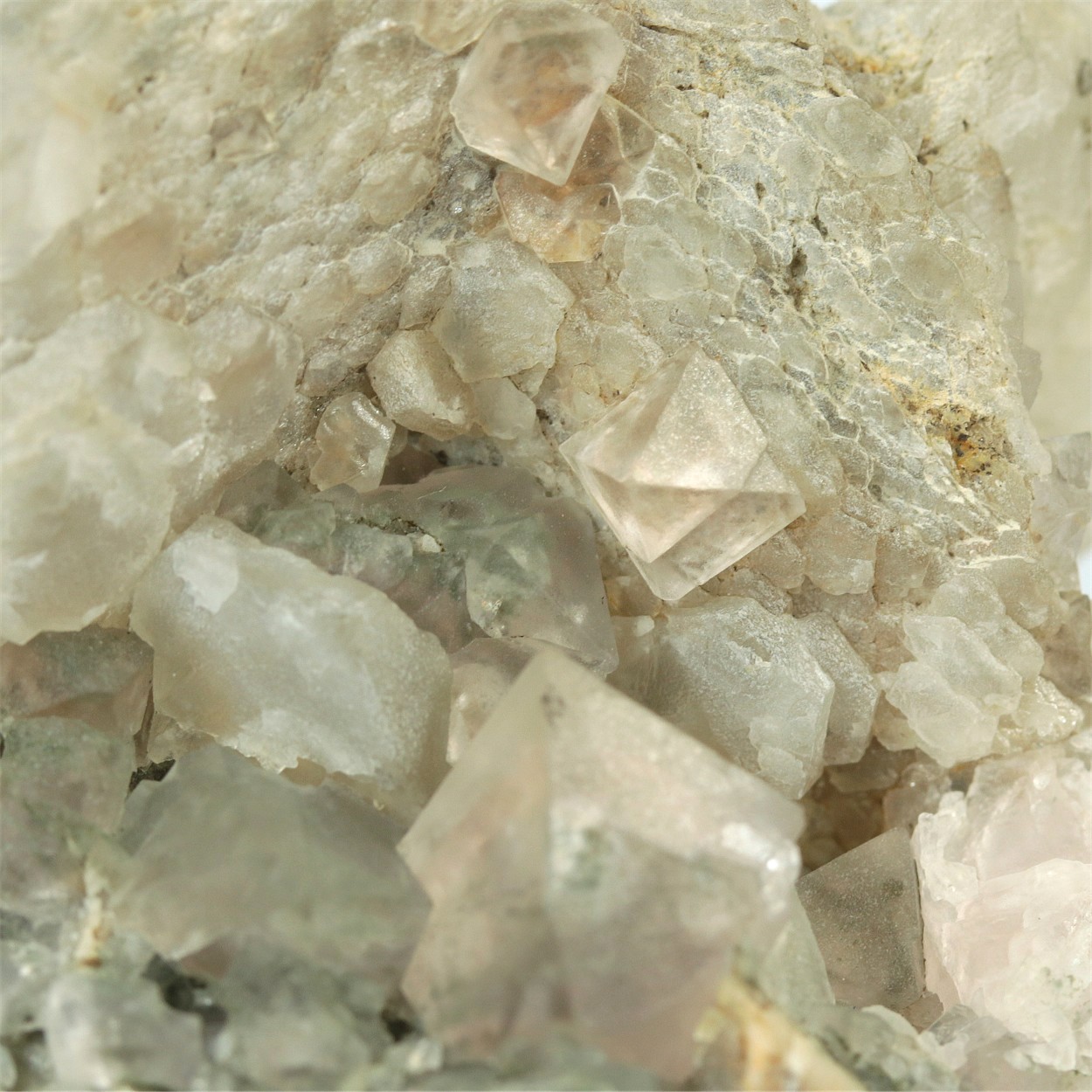 Fluorite With Calcite