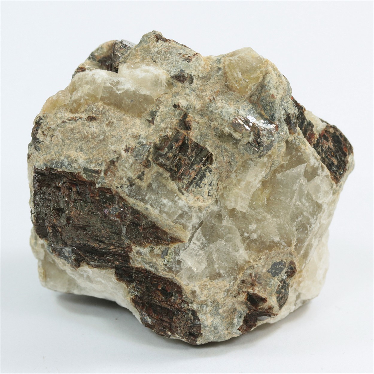 Cryolite With Galena & Chalcopyrite & Siderite