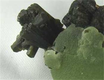 Epidote On Prehnite