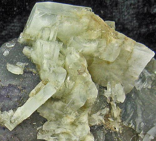 Baryte On Fluorite