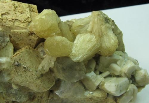 Stilbite & Orthoclase