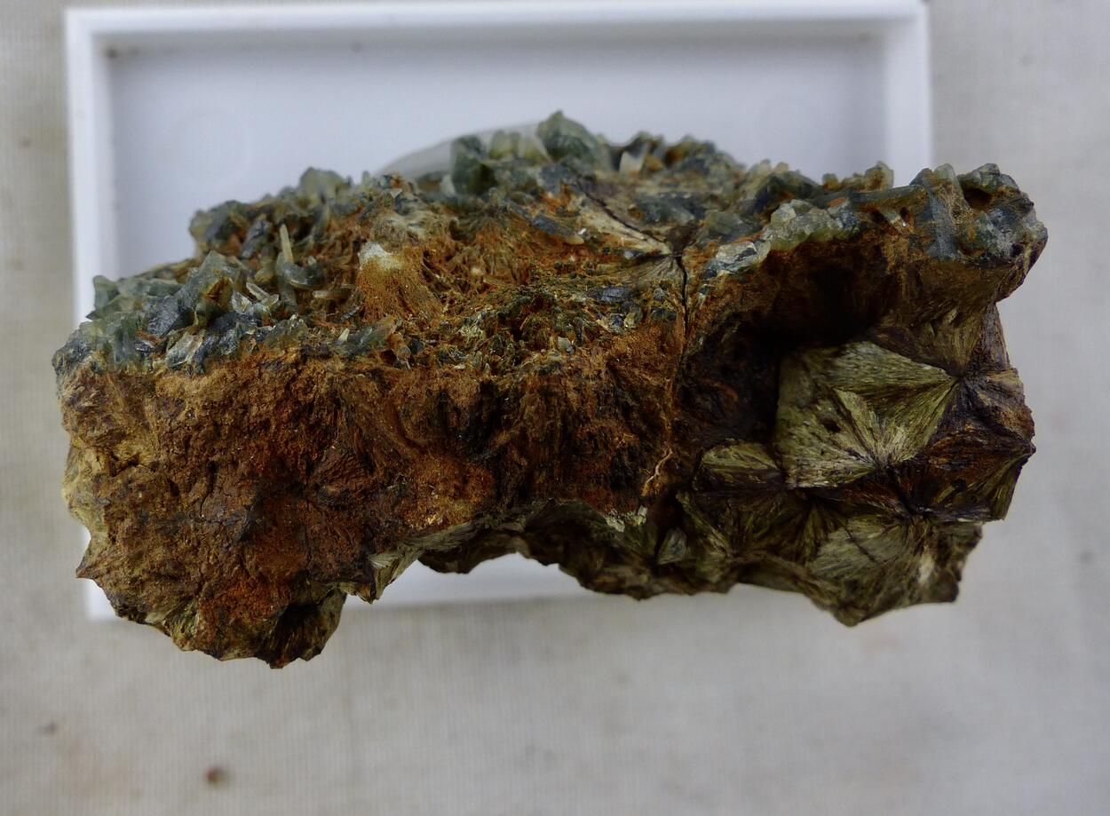 Hedenbergite & Prase
