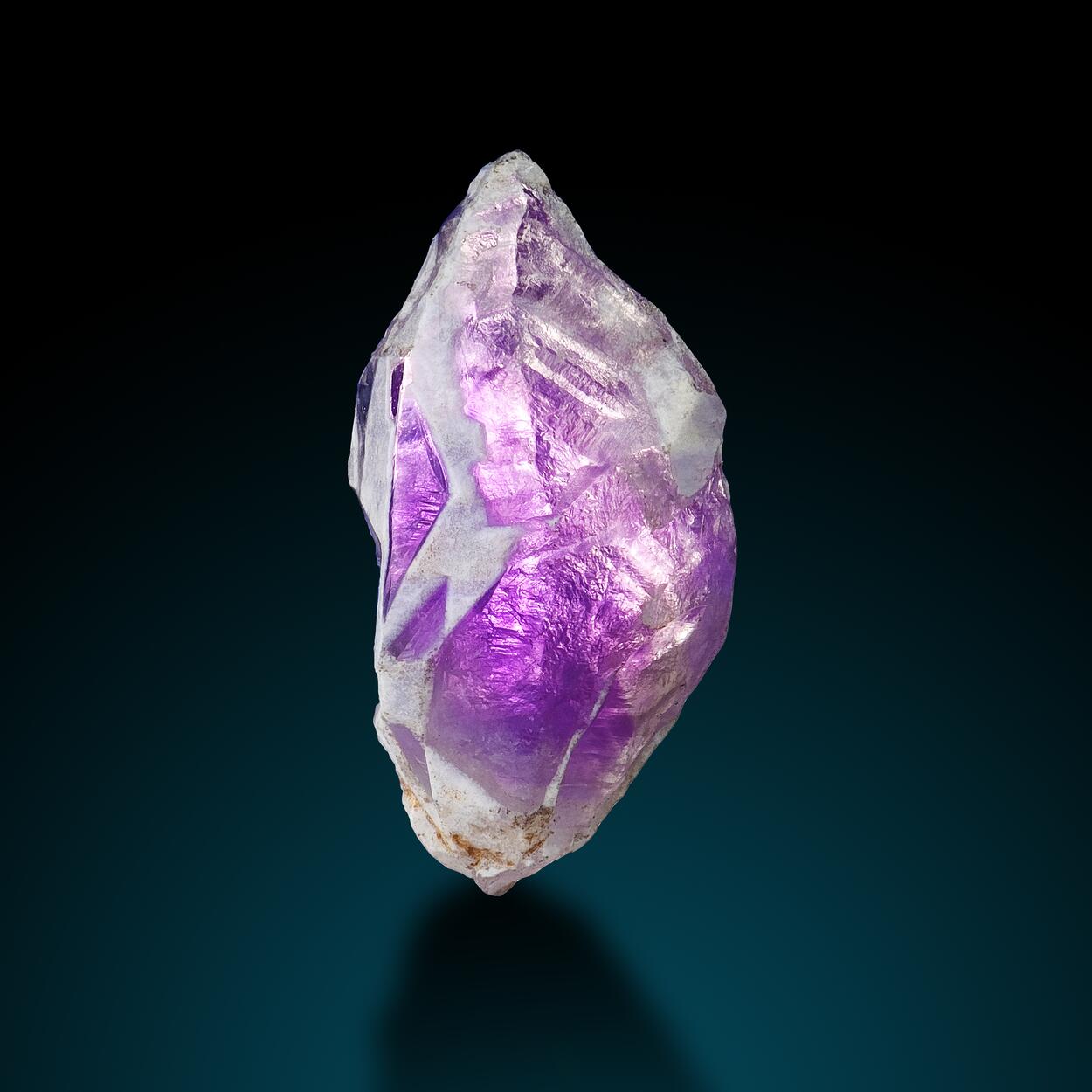 Amethyst With Calcite