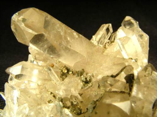 Chalcopyrite On Quartz