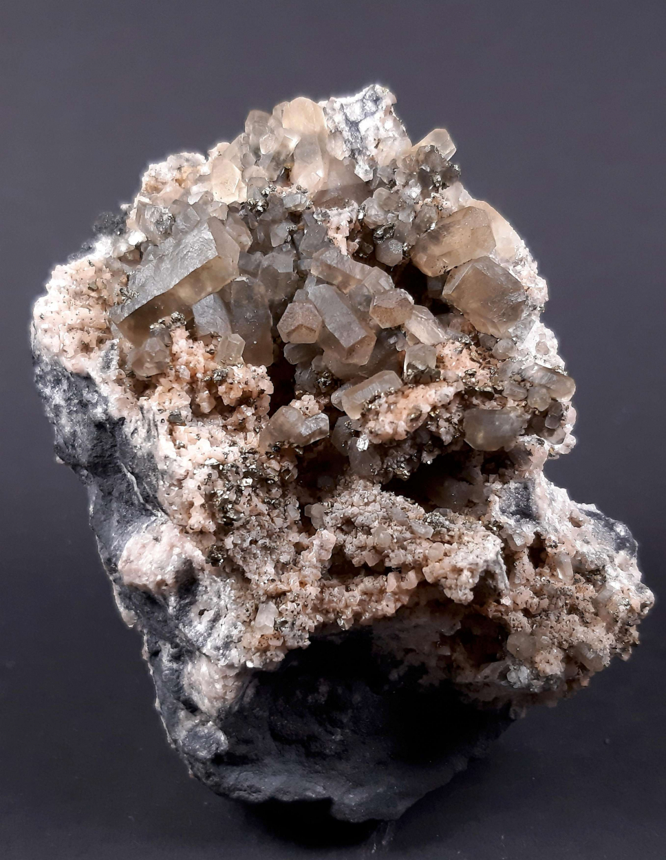 Calcite Pyrite & Marcasite