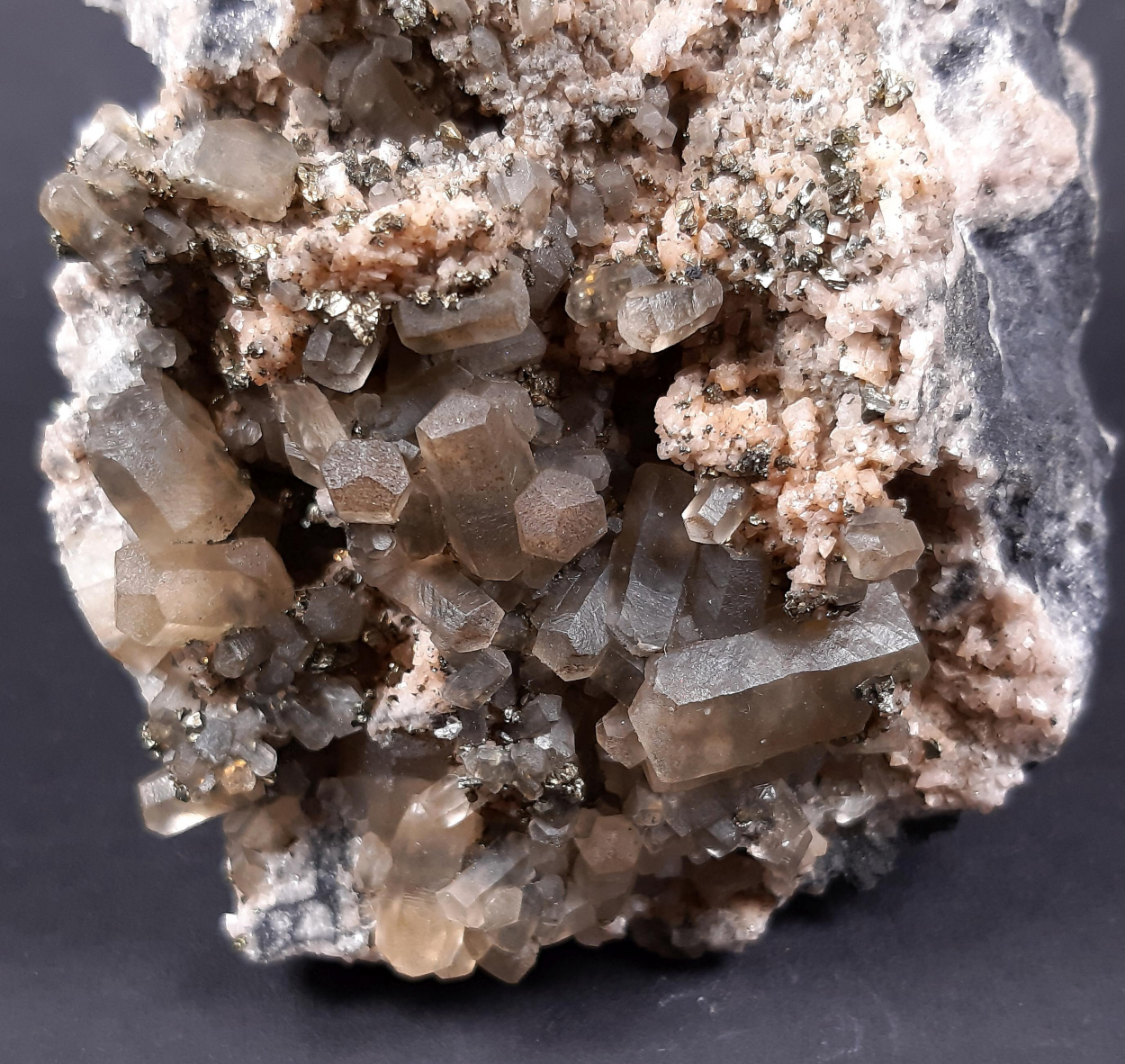 Calcite Pyrite & Marcasite