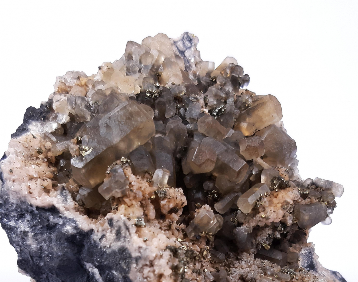 Calcite Pyrite & Marcasite