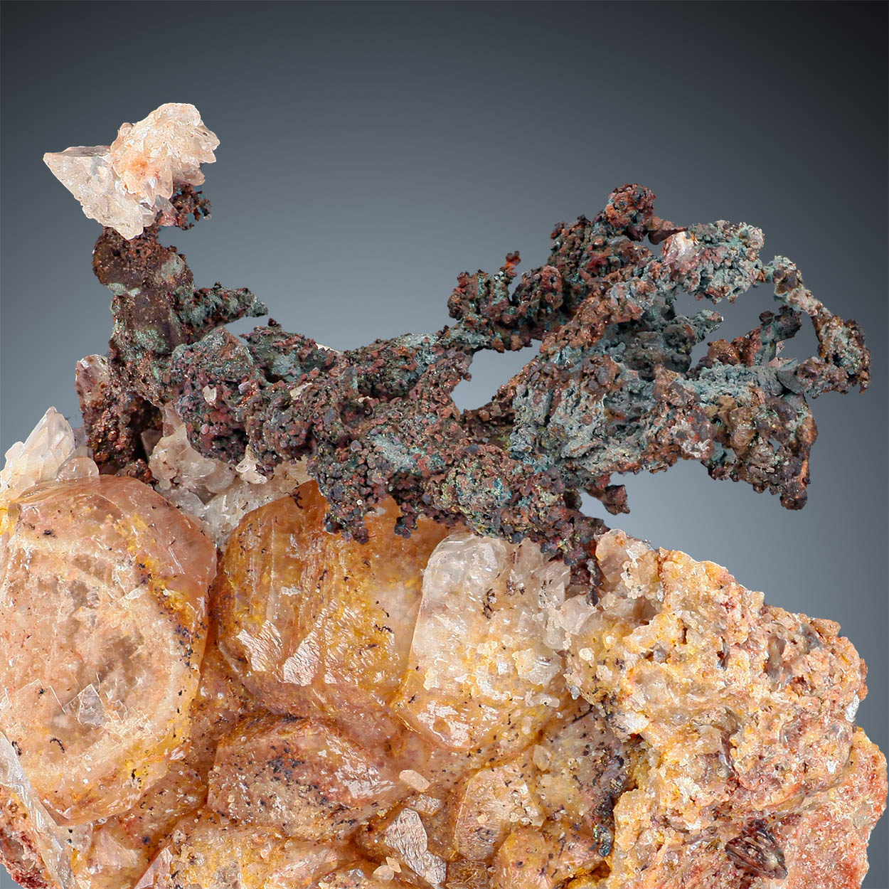 Copper On Calcite