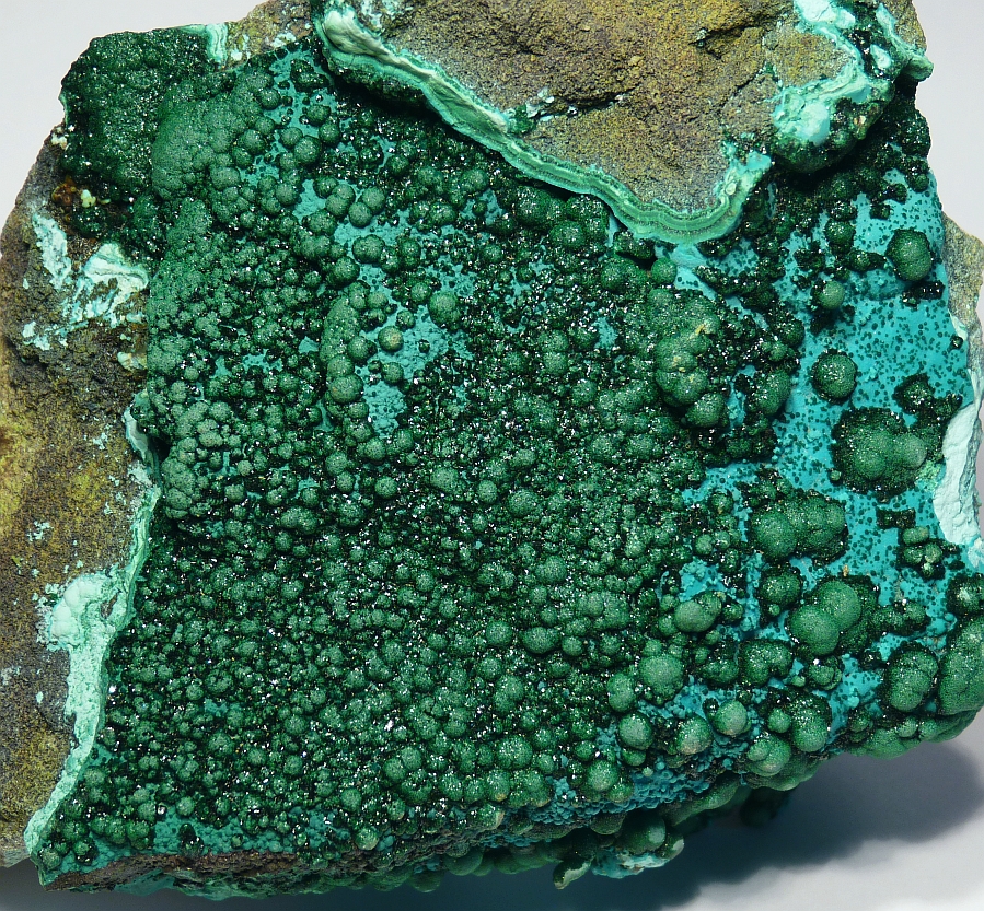 Malachite On Chrysocolla