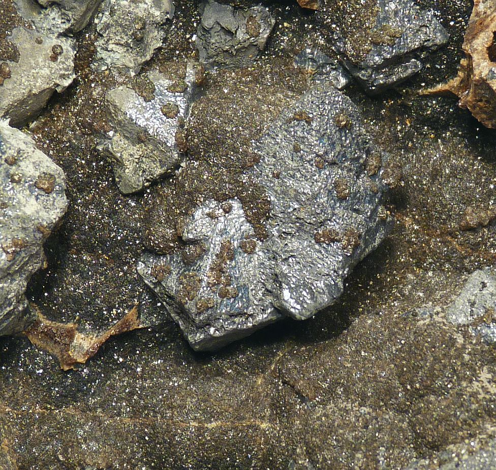 Galena On Schalenblende