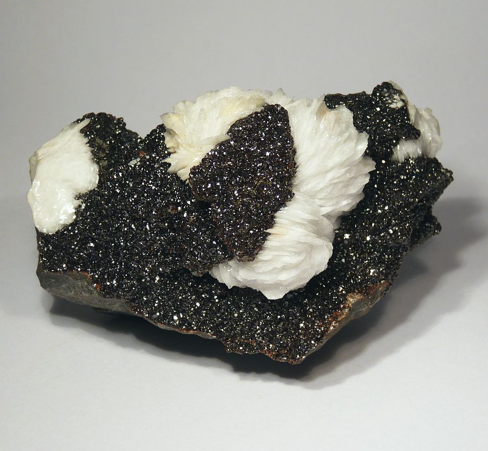 Baryte On Sphalerite