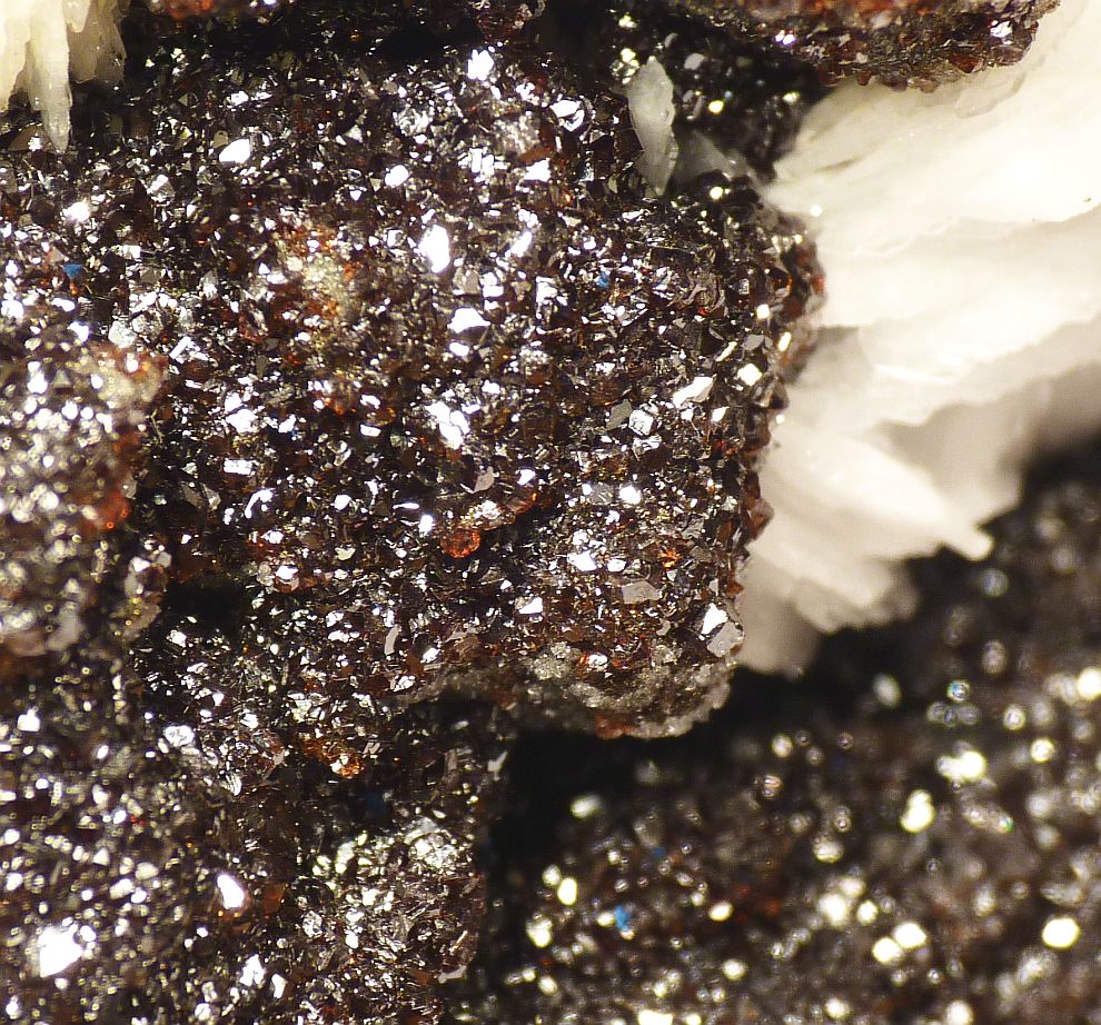 Baryte On Sphalerite