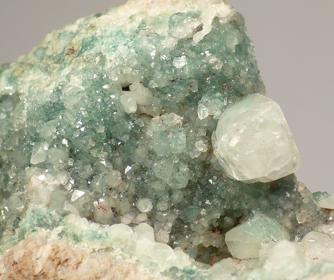 Celadonite & Calcite