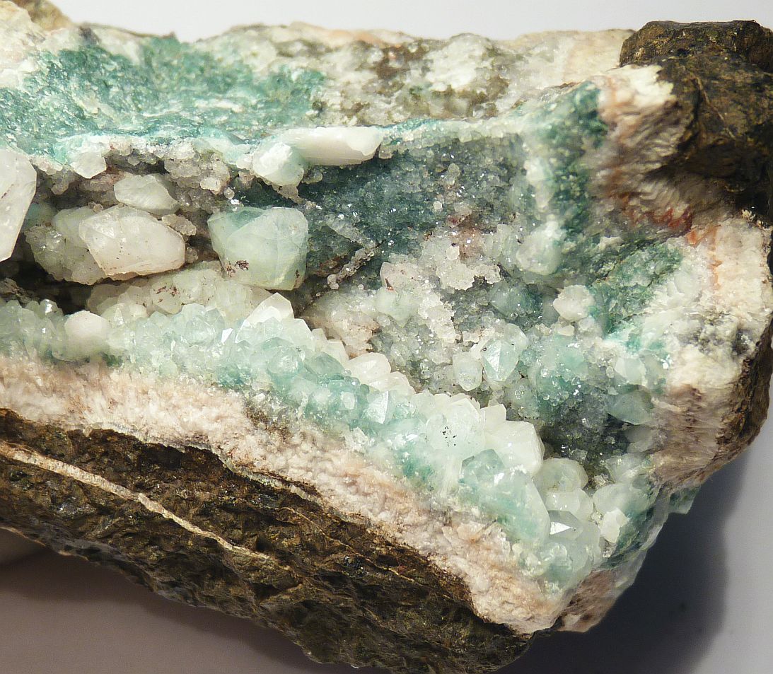 Celadonite & Calcite