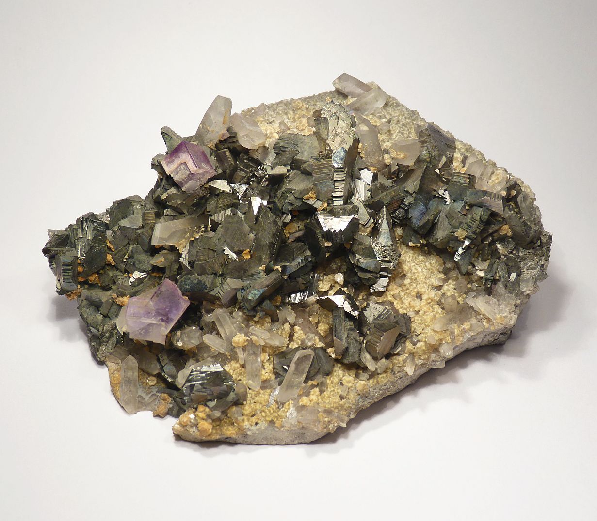 Arsenopyrite & Fluorite