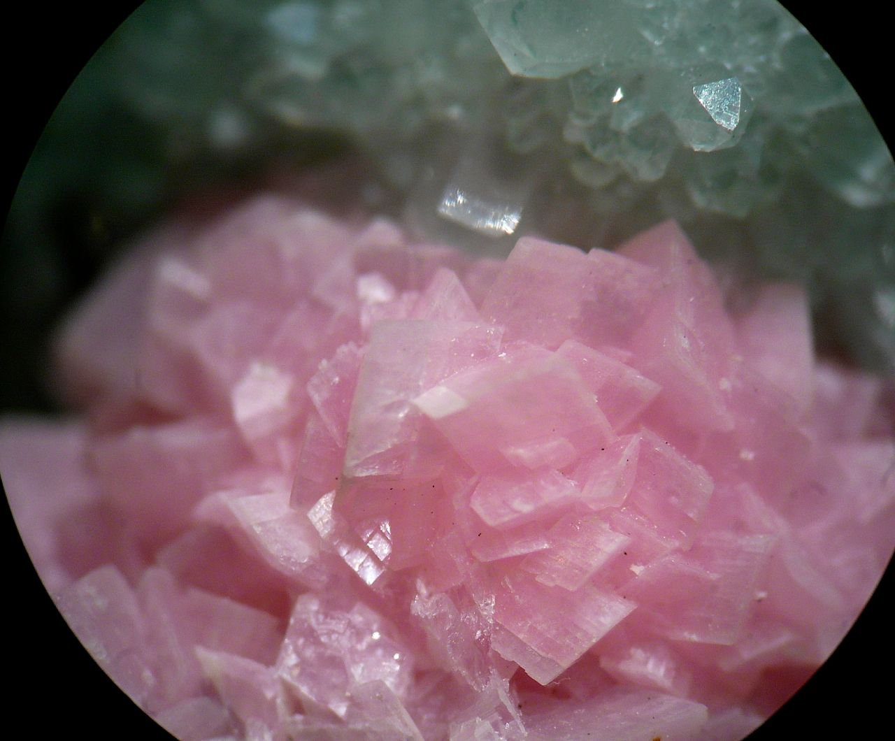 Rhodochrosite & Quartz