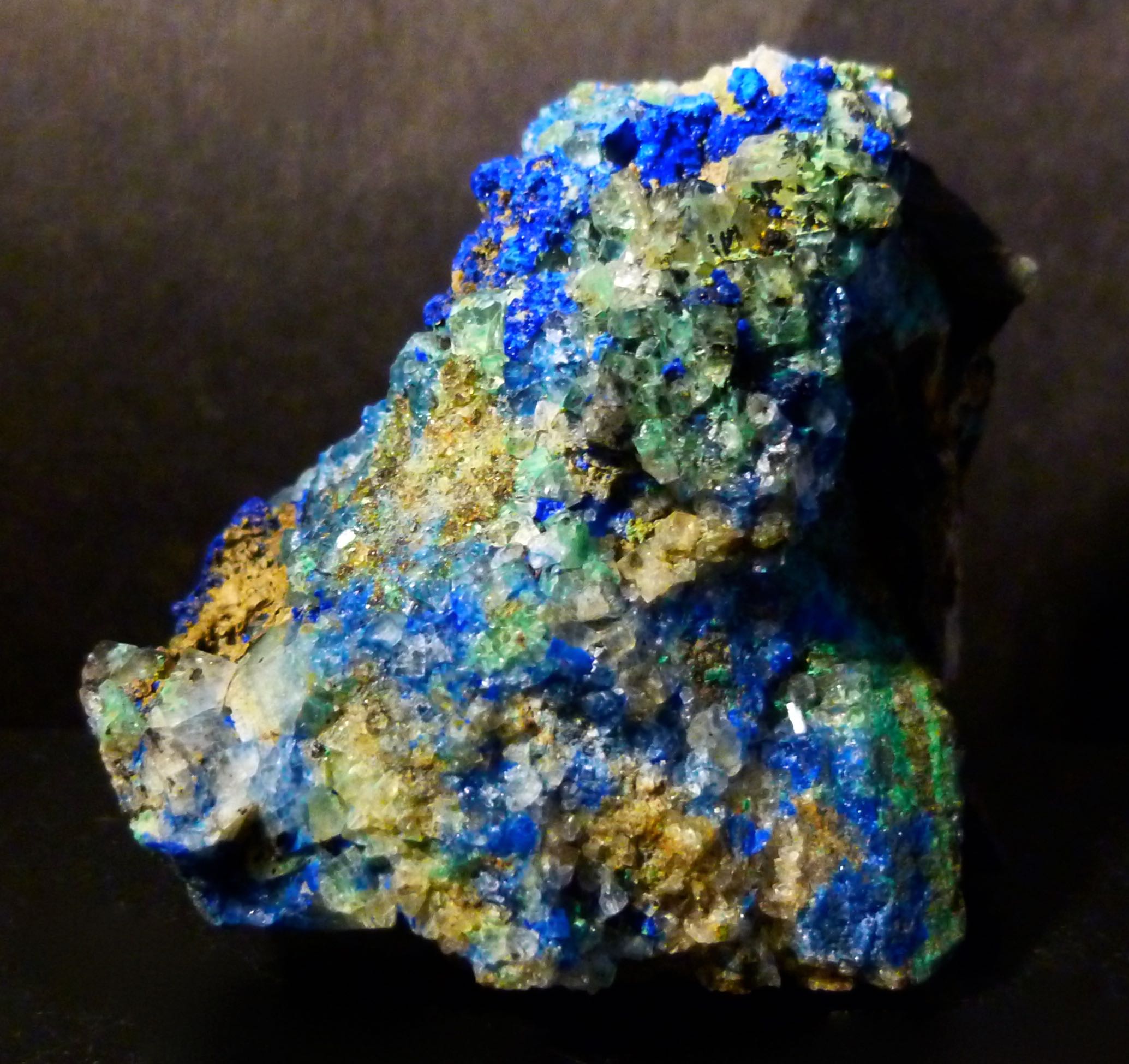 Azurite & Fluorite