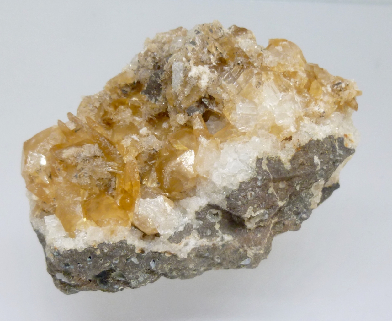 Calcite & Chabazite