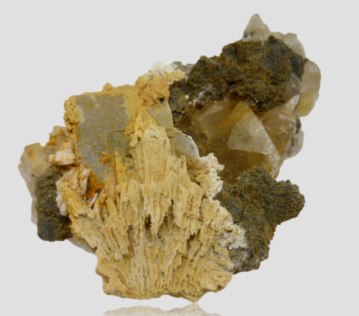 Calcite Psm Strontianite Sphalerite & Fluorite
