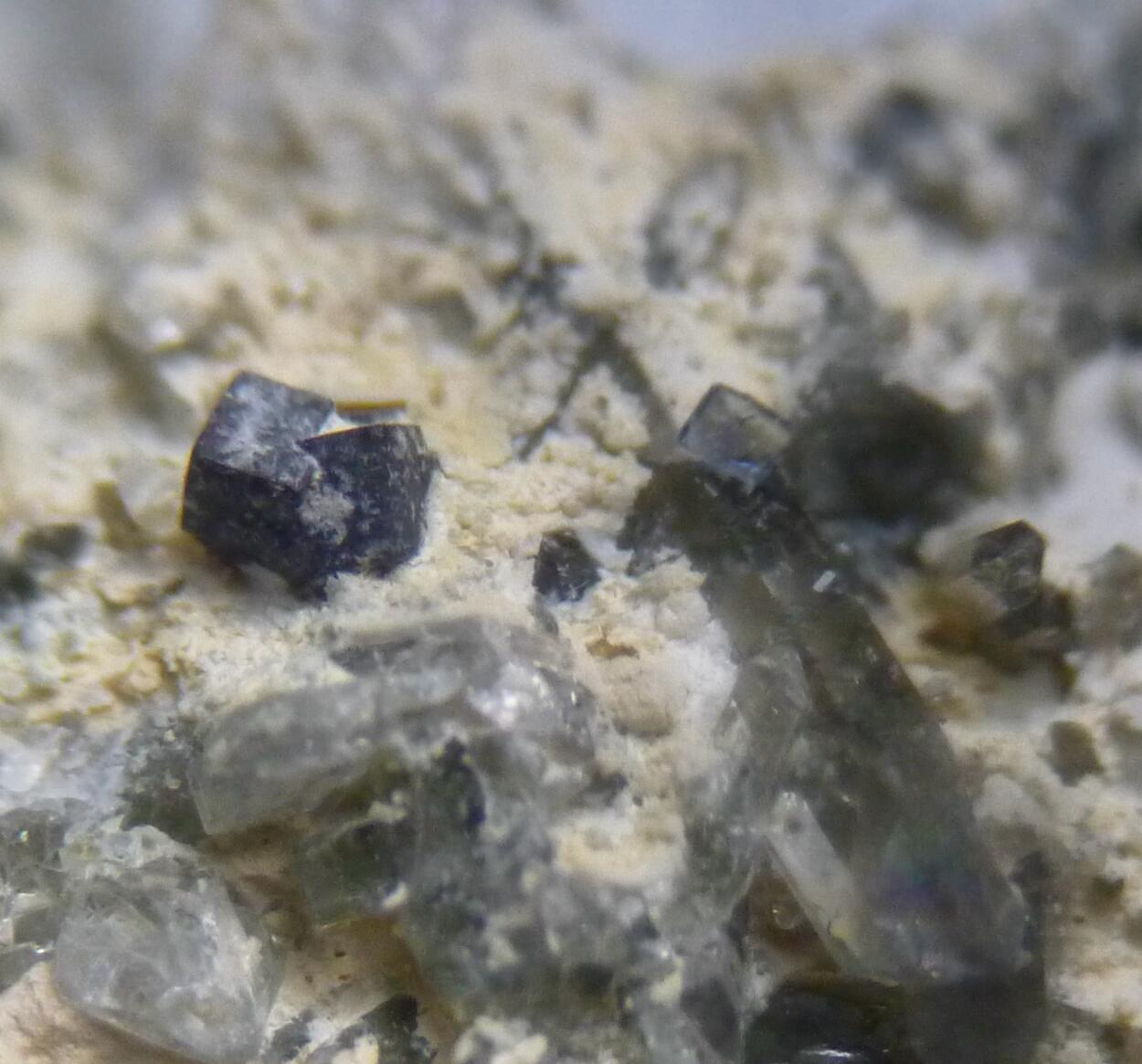 Quartz Anatase & Goethite Psm Pyrite