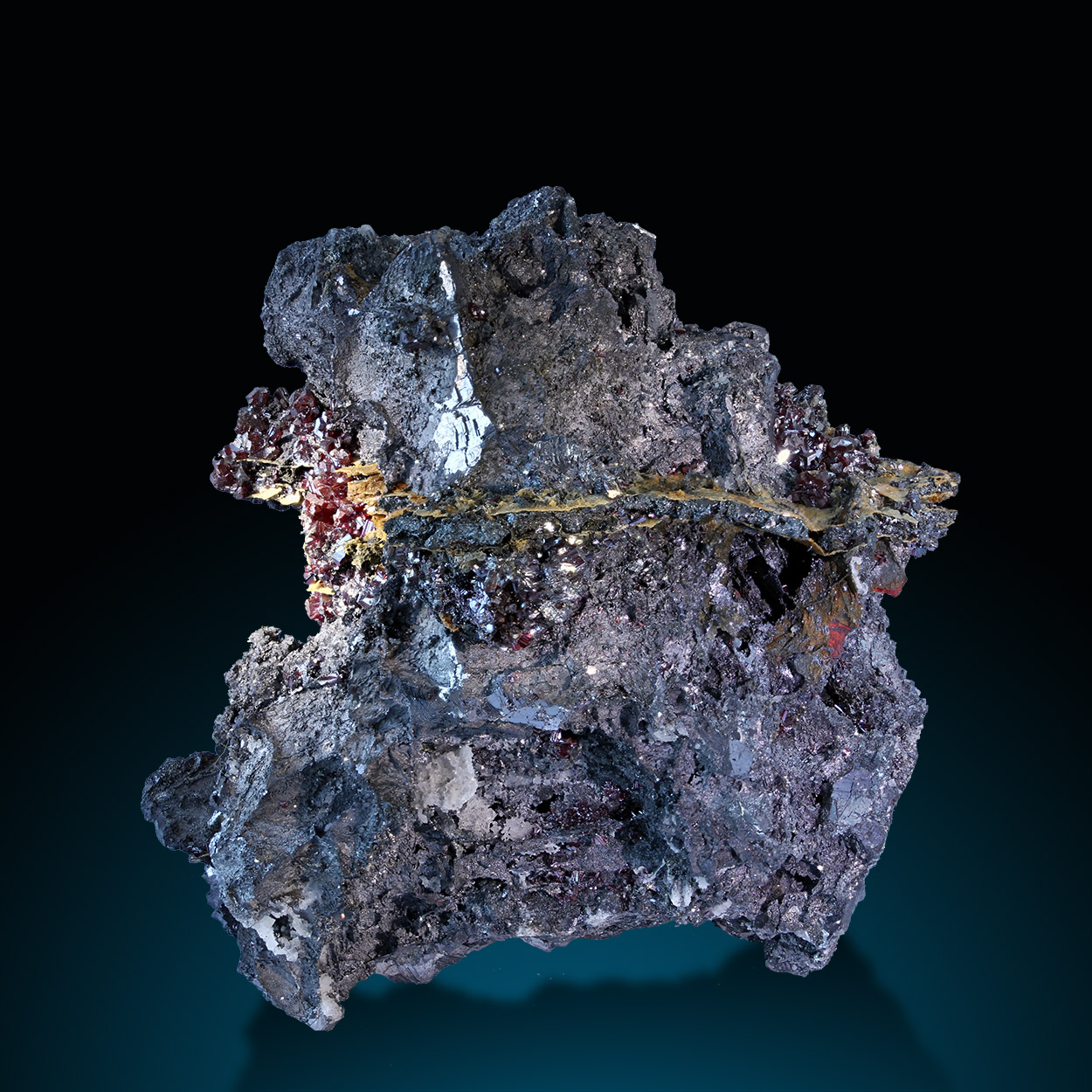 Proustite On Acanthite