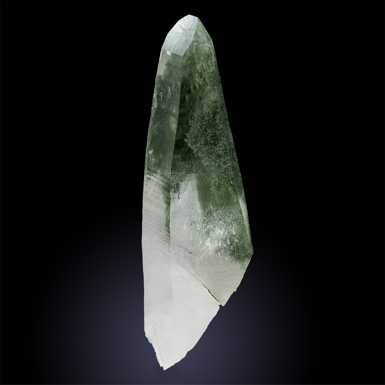 Rock Crystal & Chlorite