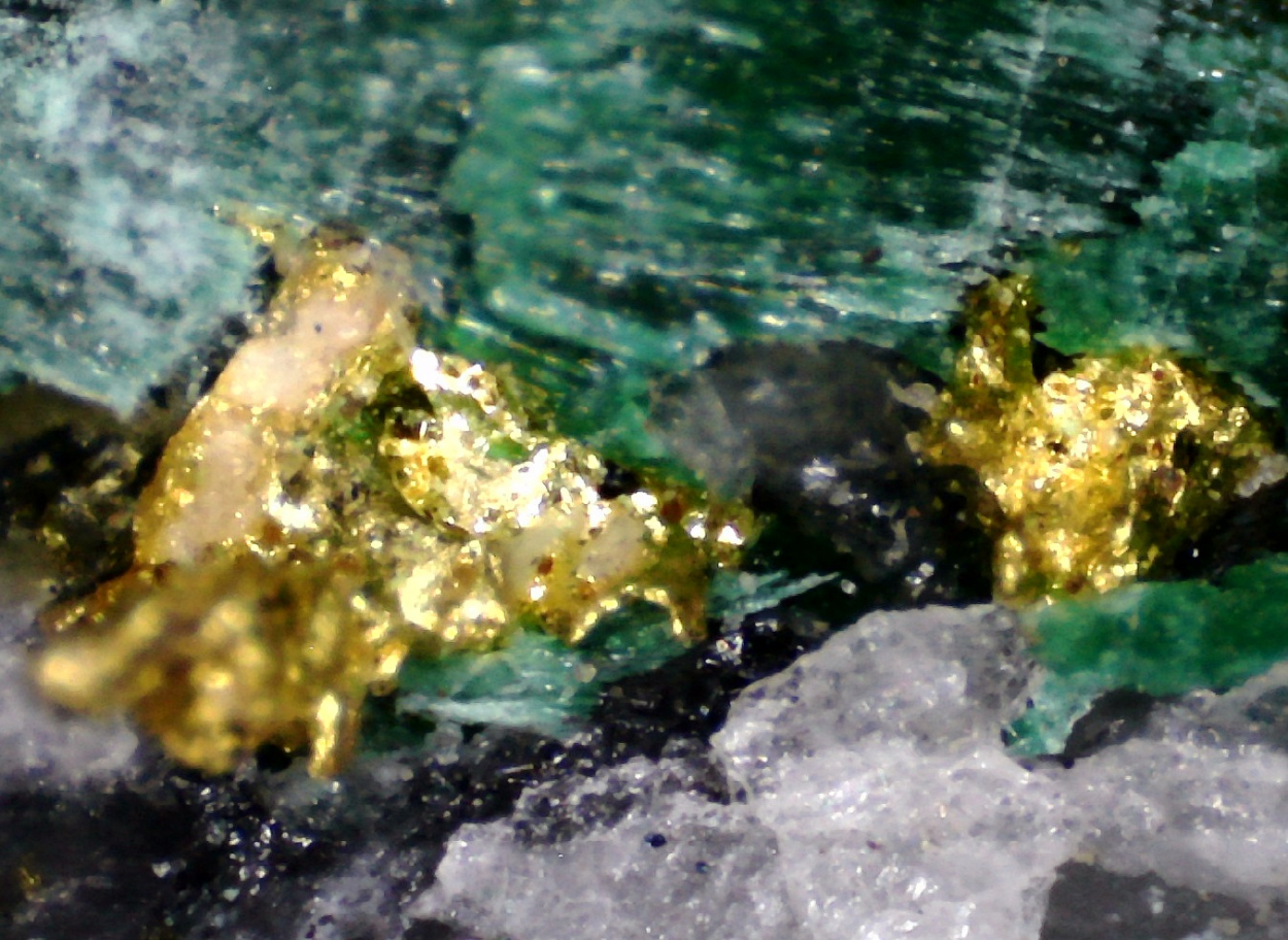 Gold Malachite & Bornite