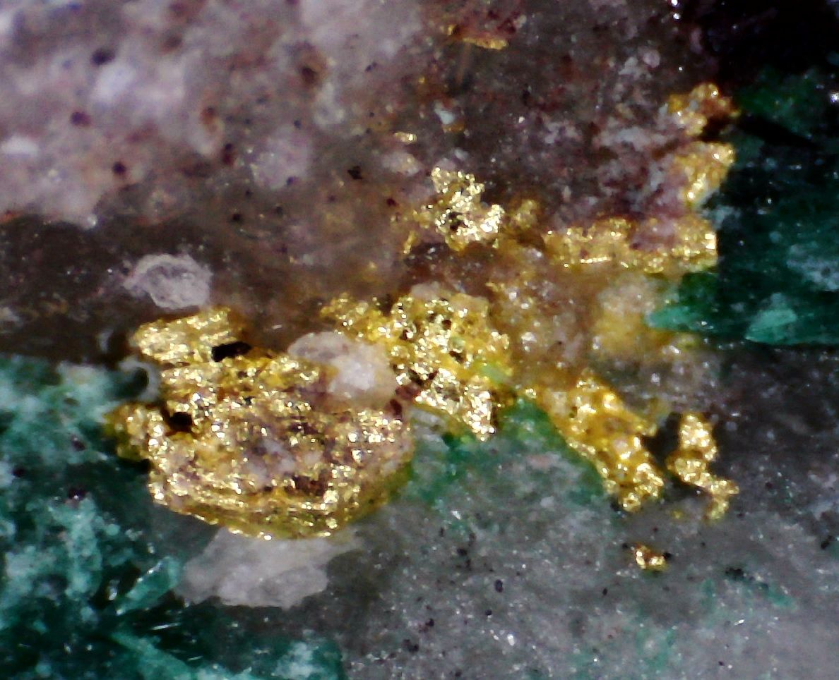 Gold Malachite & Bornite