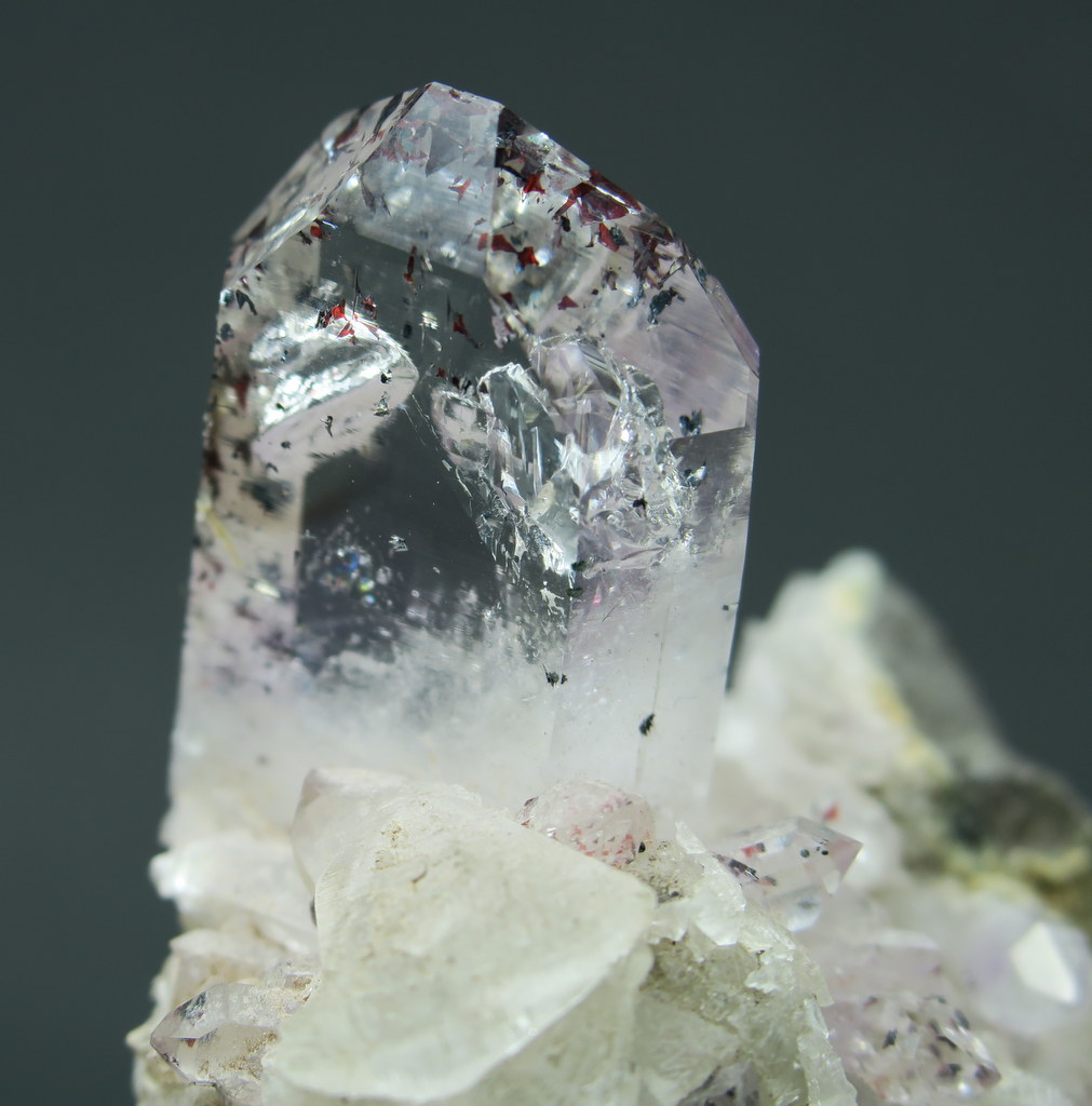 Quartz With Hematite