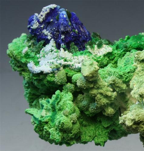 Azurite Malachite Olivenite & Conichalcite