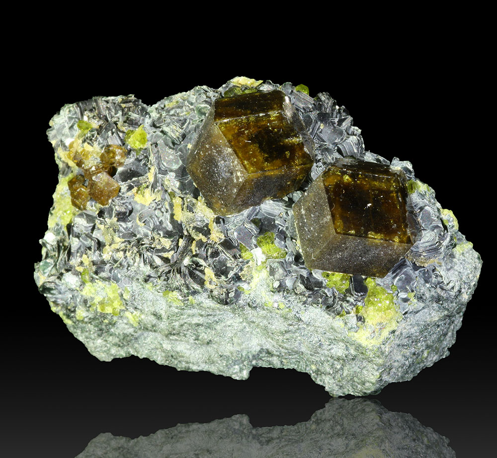 Andradite Diopside & Biotite