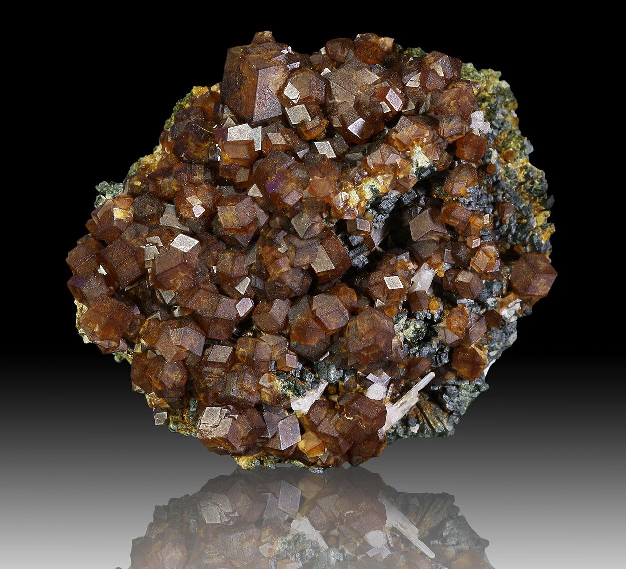 Andradite Hedenbergite & Quartz