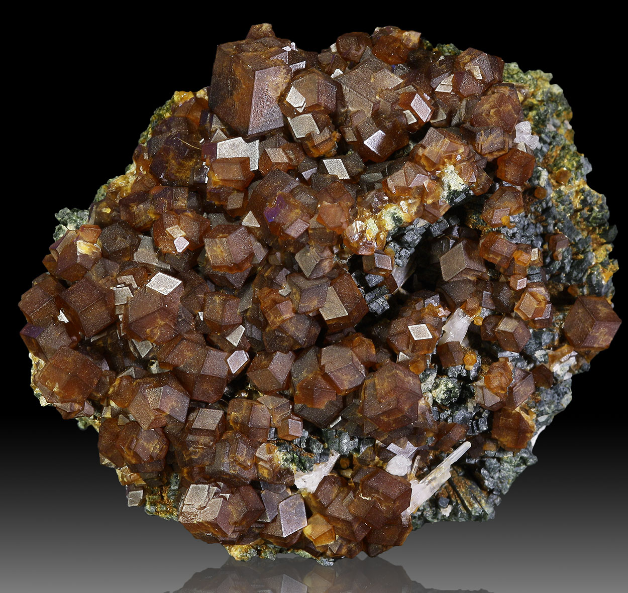 Andradite Hedenbergite & Quartz