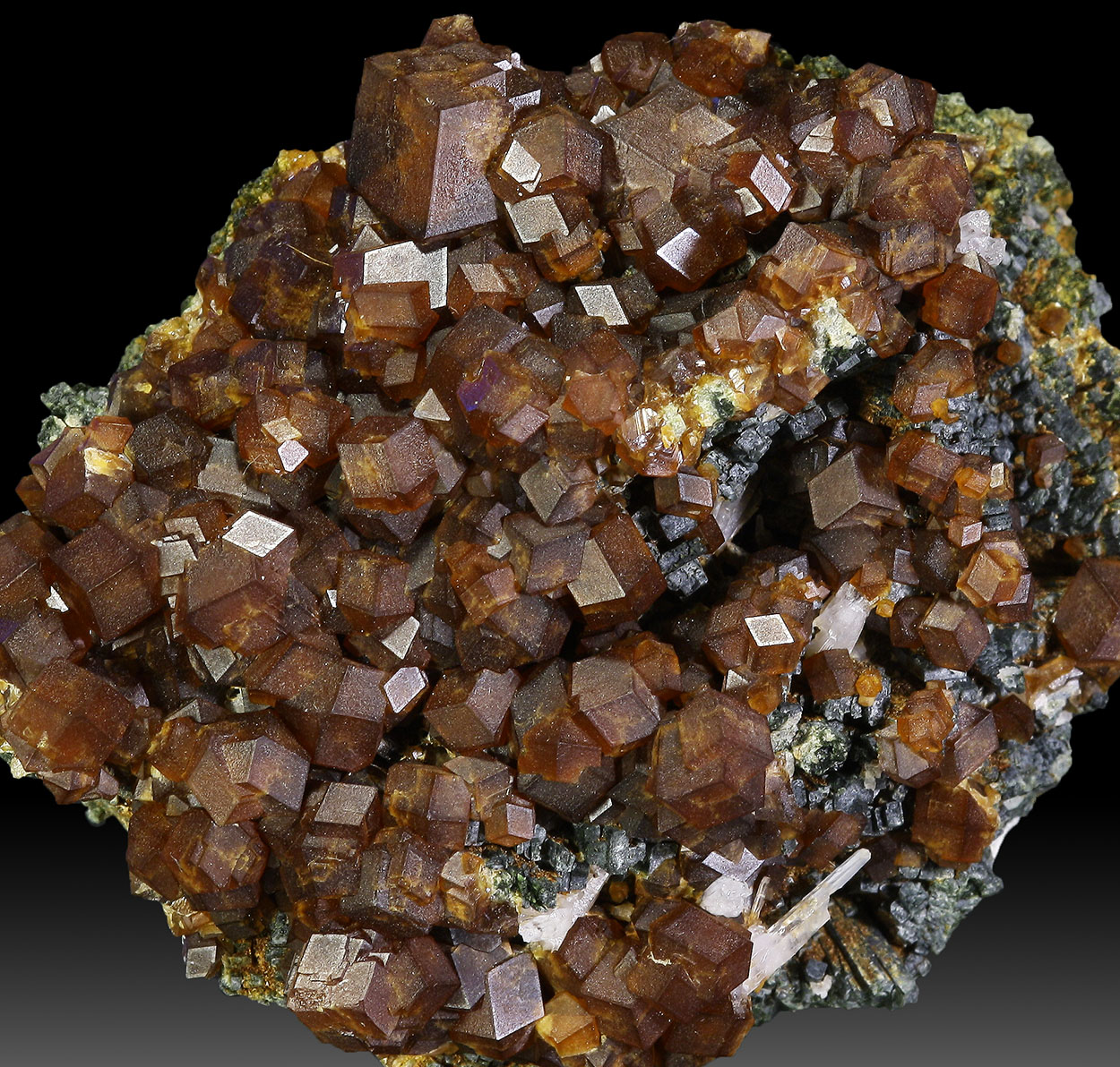 Andradite Hedenbergite & Quartz