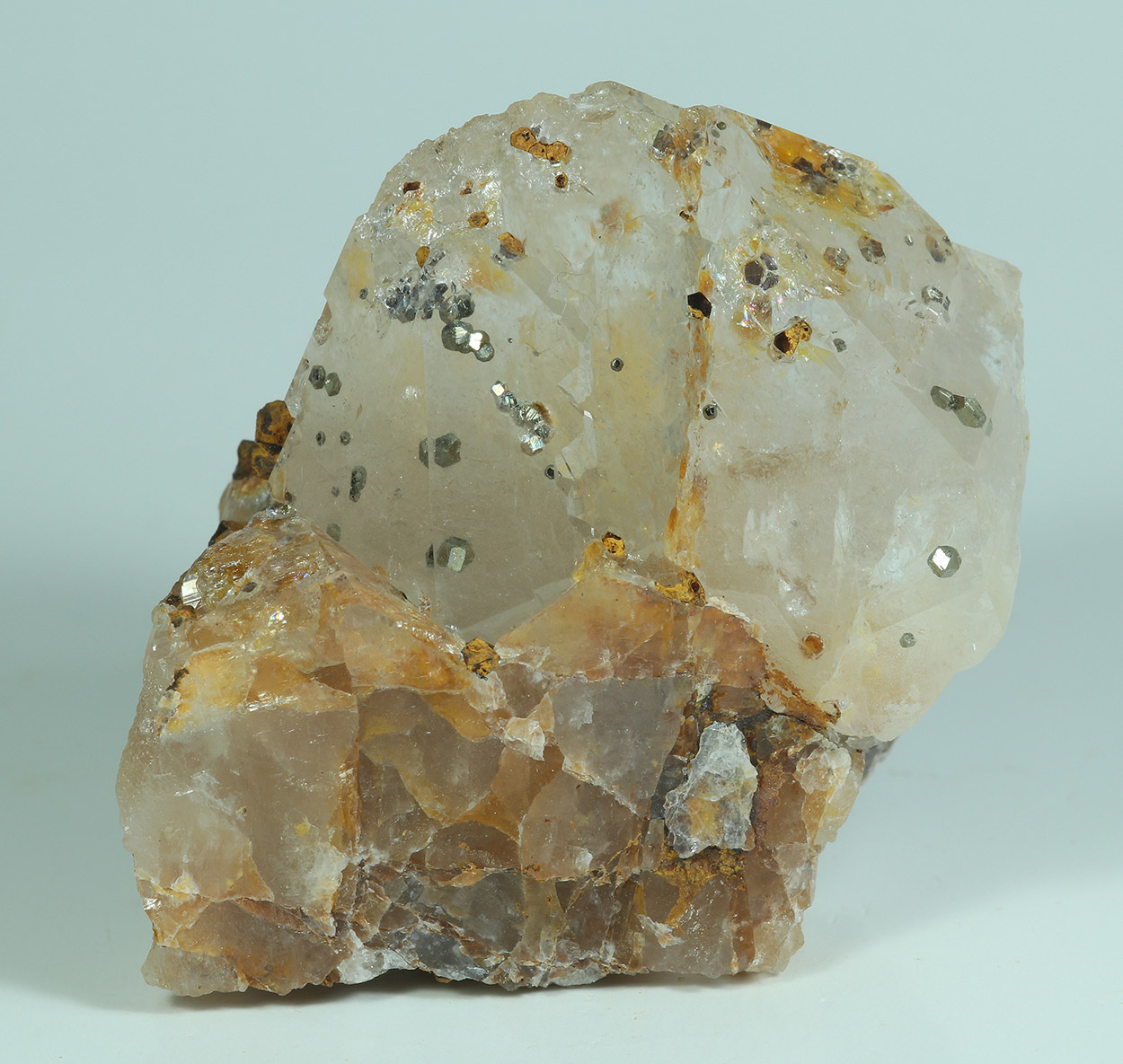 Pyrite In Quartz