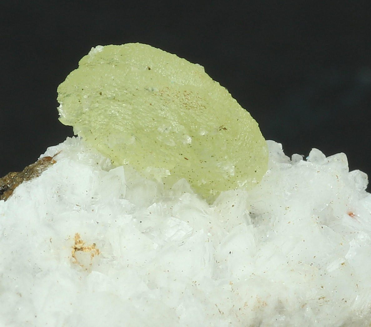 Adamite On Calcite