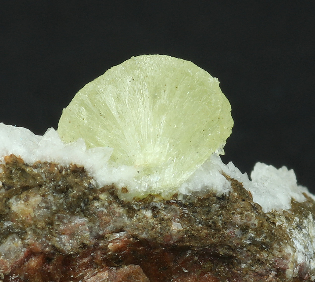 Adamite On Calcite